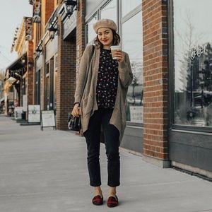 Zara Floral Peplum Blouse